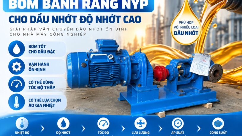bom banh rang nyp cho dau nhot