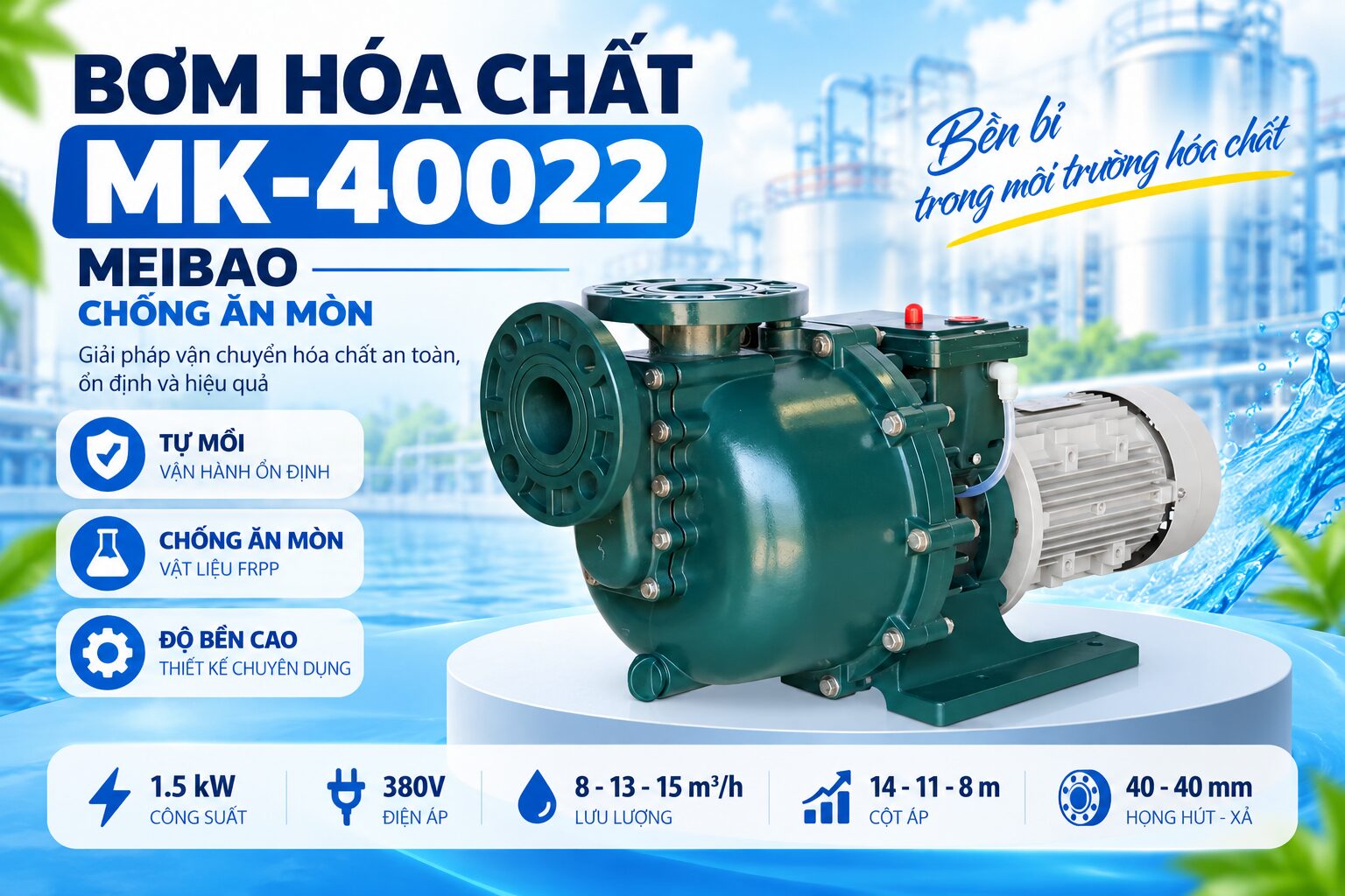 Sản phẩm 100 bom meibao mk 40022
